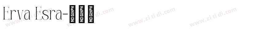 Erva Esra字体转换